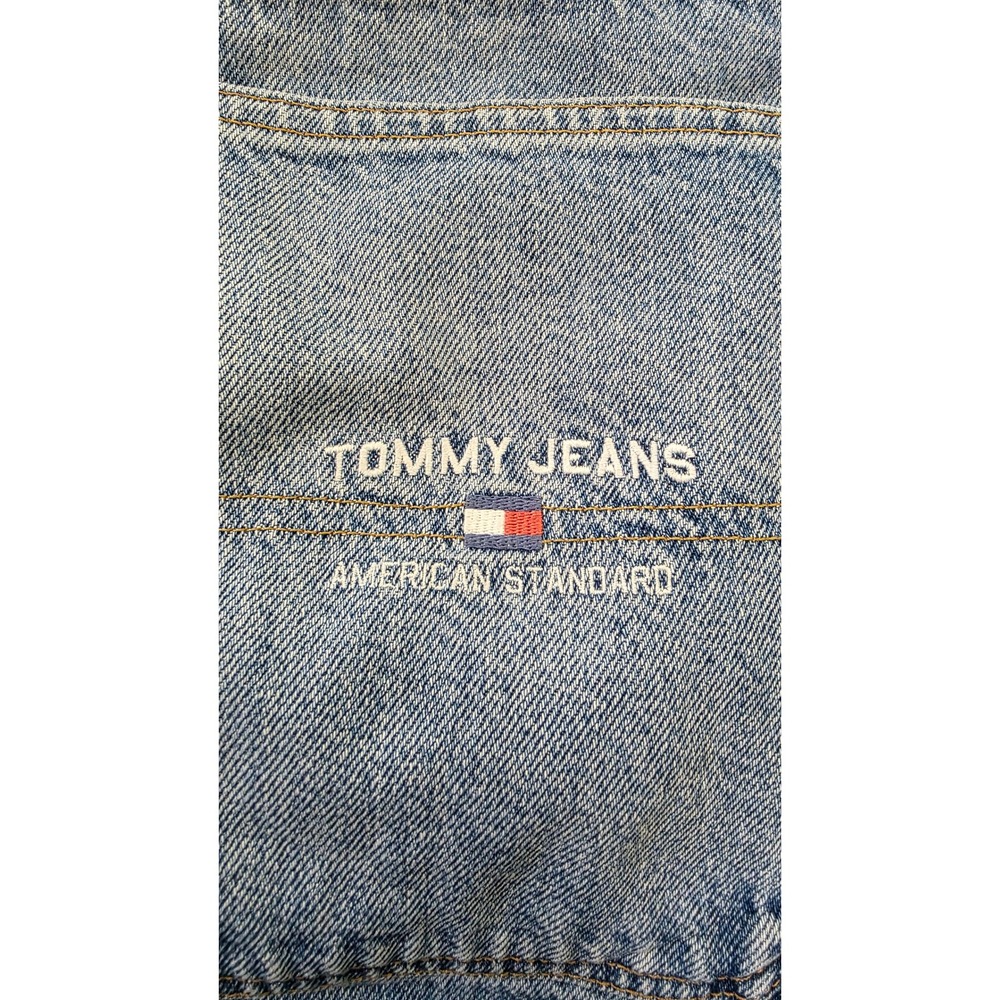 Tommy Jeans Men's Denim Carpenter Shorts Blue Medium Wash Hammer Loop Size 36 - Picture 12 of 12